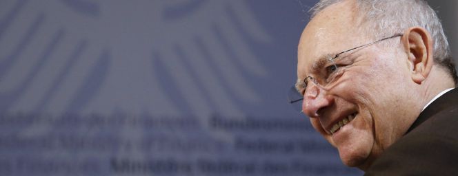 Ministro de Finanzas alemán, Wolfgang Schaeuble.
