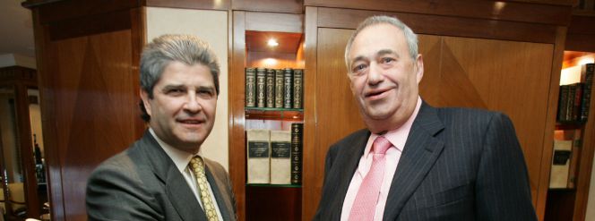 Fernando Martín (izquierda) junto a MNanuel Jové.