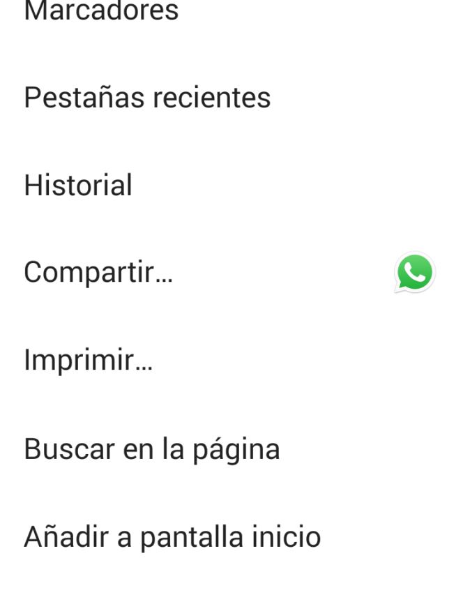 Compartir enlace con Android