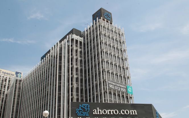 Sede de Ahorro Corporación, en el Paseo de la Castella 89, en Madrid.