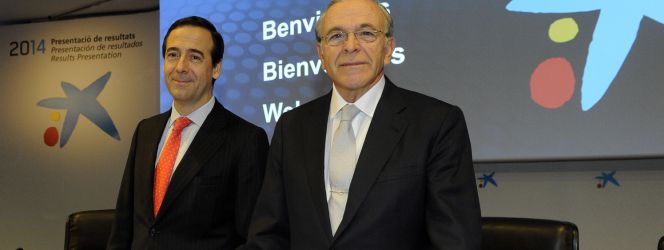 Gonzalo Gortázar (a la izquierda) e Isidro Fainé