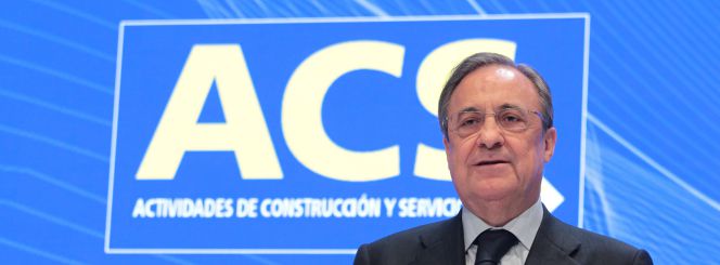 Florentino Pérez, presidente de ACS, el primer accionista de Saeta Yield.