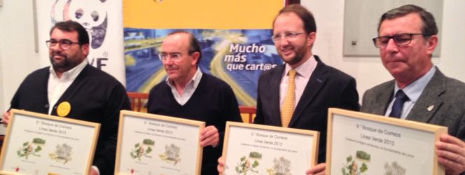 Correos y WWF presentan su bosque de seis hectáreas y 3.000 árboles en Lorca