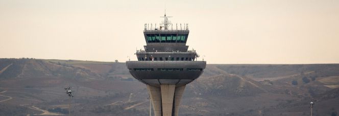 Pista del aeropuerto de Madrid Barajas.