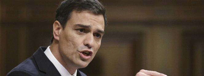 Pedro Sánchez, secretario general del PSOE