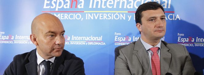 El secretario de Estado de Comercio, Jaime García-Legaz, y el consejero delegado del Icex, Francisco Javier Garzón.