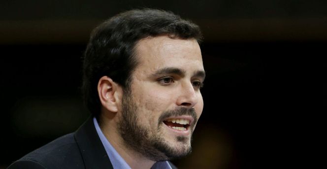 El candidato de IU a la Presidencia del Gobierno, Alberto Garzón,