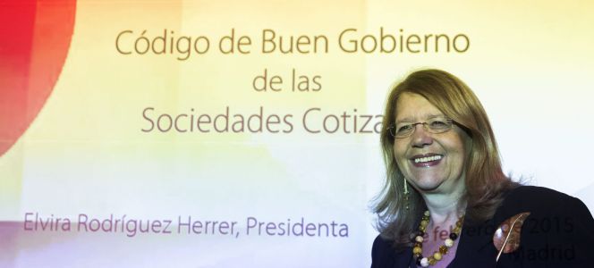 La presidenta de la CNMV, Elvira Rodríguez.