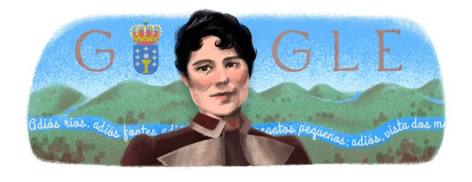 Rosalía de Castro Doodle