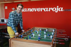 José del Barrio, uno de los fundadores de La Nevera Roja. Pablo Monge