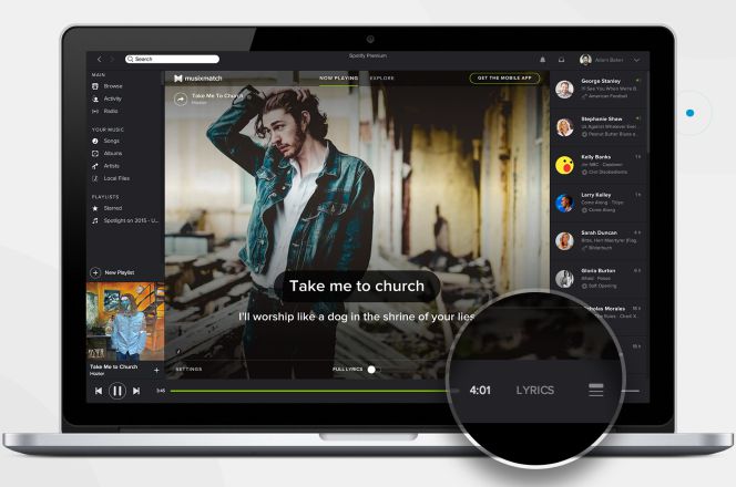 Nuevo aspecto de Spotify