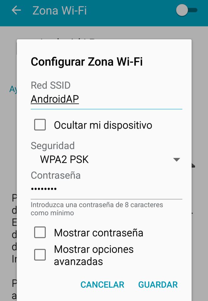 Cómo compartir la conexión a Internet con un teléfono con Android Lollipop