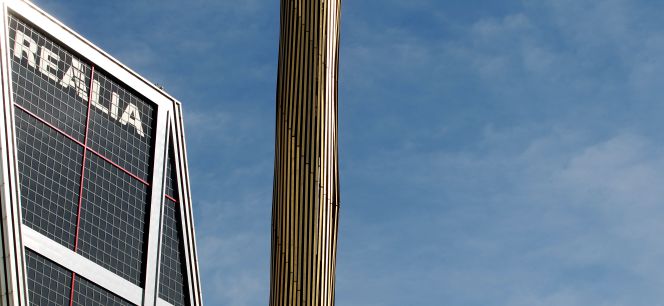 Torre de Realia en la plaza Castilla