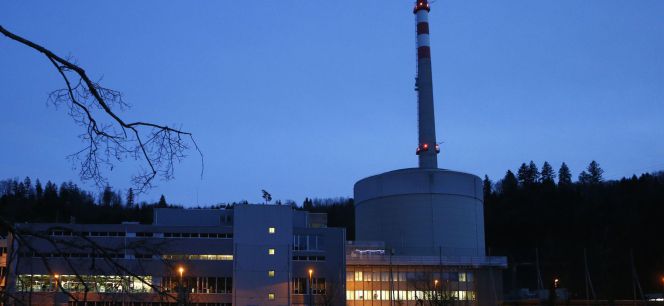 Planta de la compañía suiza BKW en Mühleberg, cerca de Berna.