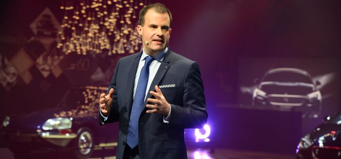 Yves Bonnefont, consejero delegado de DS, en la presentación del Salón del Automóvil de Ginebra.