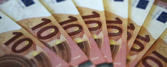 Billetes de 10 euros.