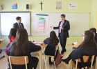 Los banqueros en la escuela Los banqueros en la escuela