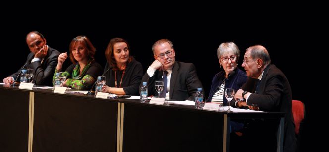 Los asistentes al acto organizado por El País y la Fundación Alternativas
