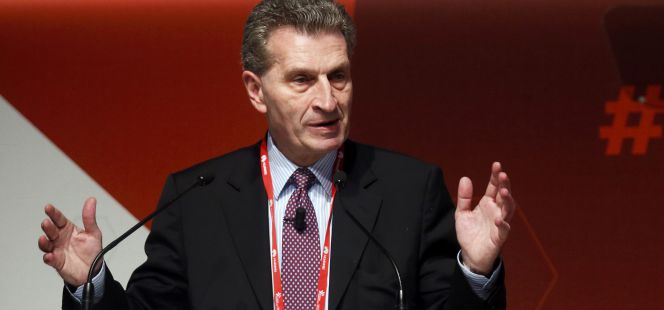 Gunther Oettinger, Comisario de la Economía y Sociedad Digital.