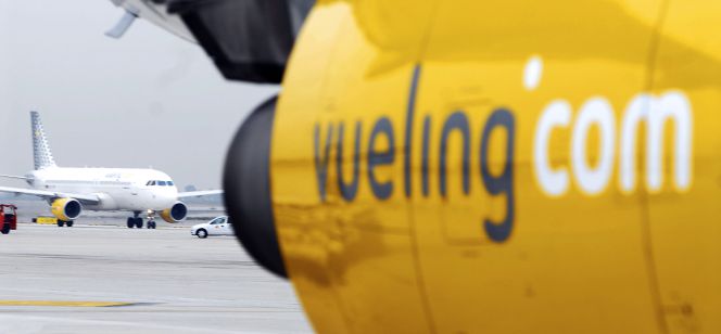 Imagen de un avión de Vueling.