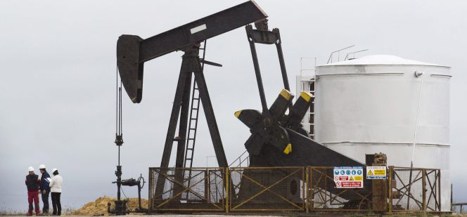 Instalación de fracking.