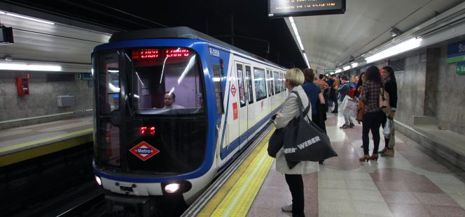 Parada del Metro de Madrid