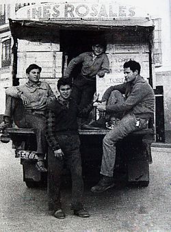 Un camión de reparto en 1955.