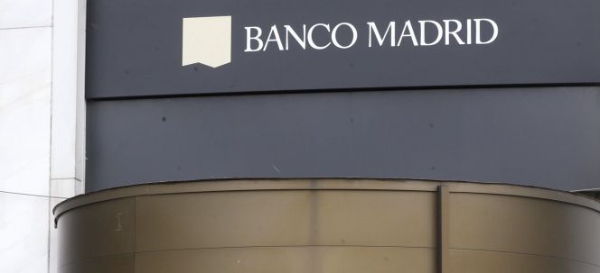 La sede del Banco Madrid,.
