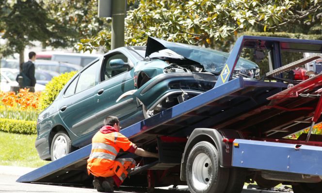 Las colisiones traseras son las más frecuentes entre los conductores de coches de renting.