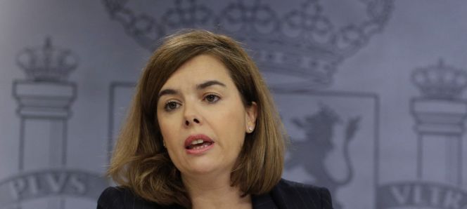 Soraya Saénz de Santamaria, vicepresidenta del Gobierno.