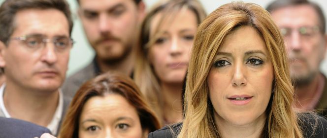 La presidenta en funciones de la Junta de Andalucía, Susana Díaz.