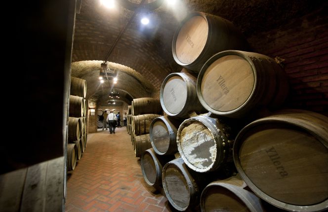 Bodegas subterráneas de Grupo Yllera.