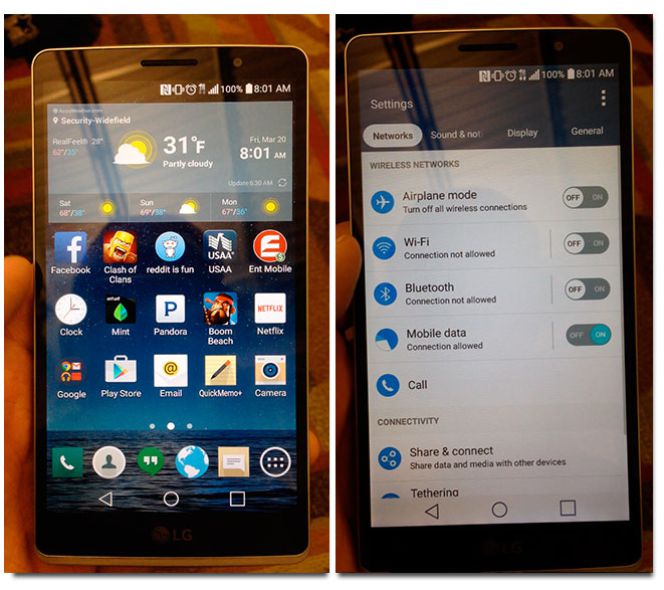 El LG G4 Note aparece en sus primeras fotografías reales