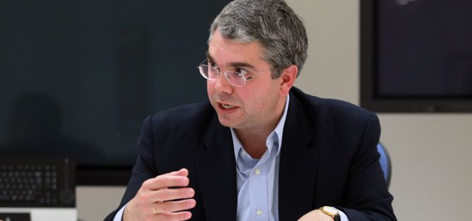 Nicolás Oriol, responsable de ‘internal venturing’ de BBVA, durante la entrevsita.