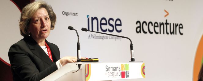 La presidenta de la patronal aseguradora (Unespa), Pilar González de Frutos.