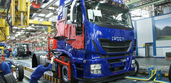 La fábrica de camiones de Iveco en Madrid.