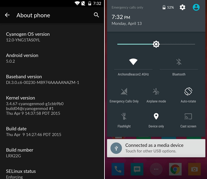 El OnePlus One comienza a recibir Cyanogen 12 con Android 5.0.2 Lollipop