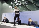 Ataque a Mario Draghi en el BCE Ataque a Mario Draghi en el BCE