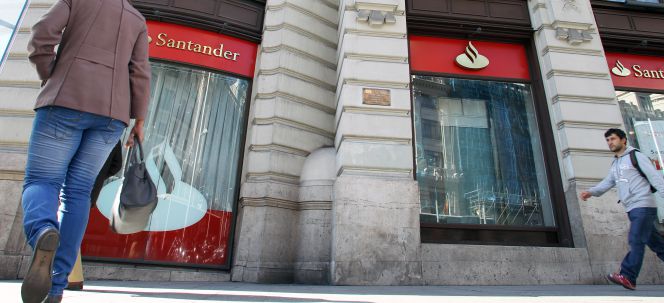 Sucursal de Santander en el centro de Madrid.
