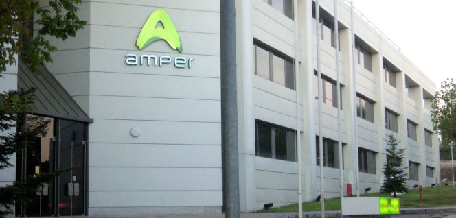 Sede de Amper en la localidad madrileña de Tres Cantos.