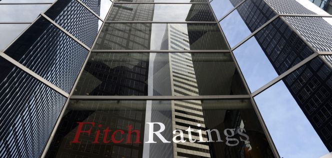 Vista exterior de las oficinas de Fitch Ratings en Nueva York (EE.UU.)