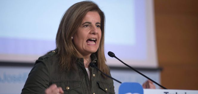 La ministra de Empleo y Seguridad Social, Fátima Báñez.