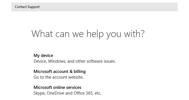 Windows 10 tendrá un botón de acceso directo al servicio de atención al cliente