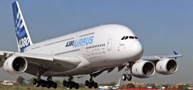 Un Airbus A380.