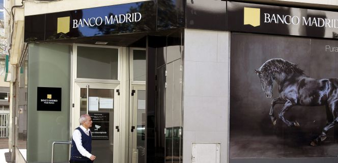La sucursal de Banco Madrid de la capital tinerfeña. EFEArchivo