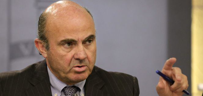 El ministro de Economía, Luis de Guindos.