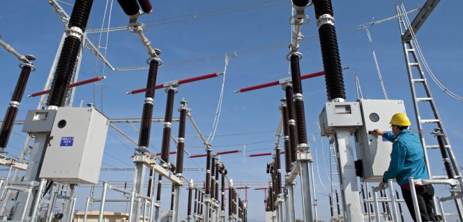 Una subestación de Red Eléctrica de España (REE).