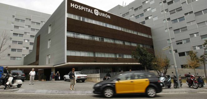 Hospital Quirón en Barcelona, del que CVC se hizo el pasado año con el control accionarial.