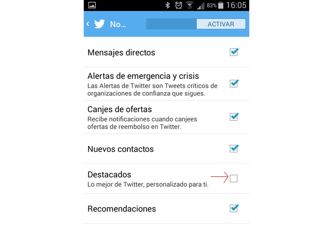 Cómo activar la nueva función Highlights de Twitter para Android