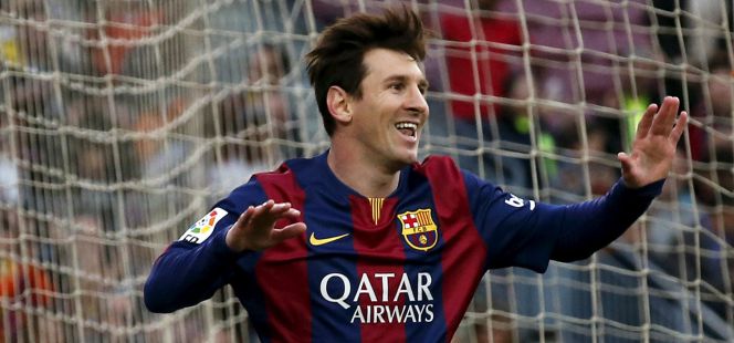 El jugador del Barcelona, Leonel Messi